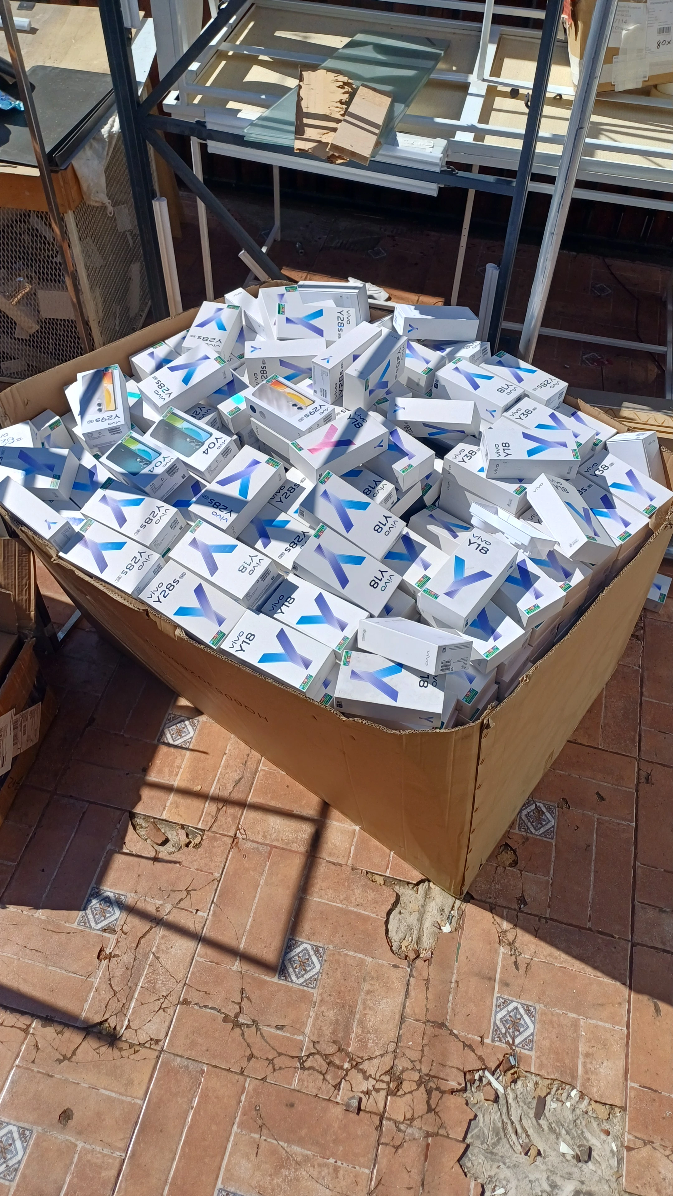 Operativo de recolección de cartón y papel