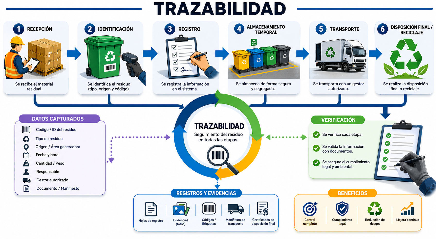Asesoría de Circularidad y Trazabilidad de Residuos